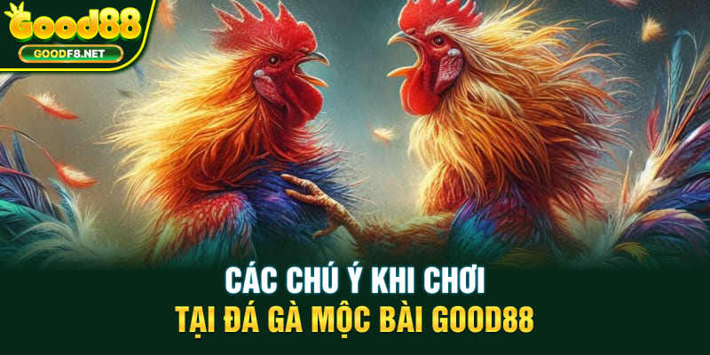 Các chú ý khi chơi tại đá gà Mộc Bài Good88